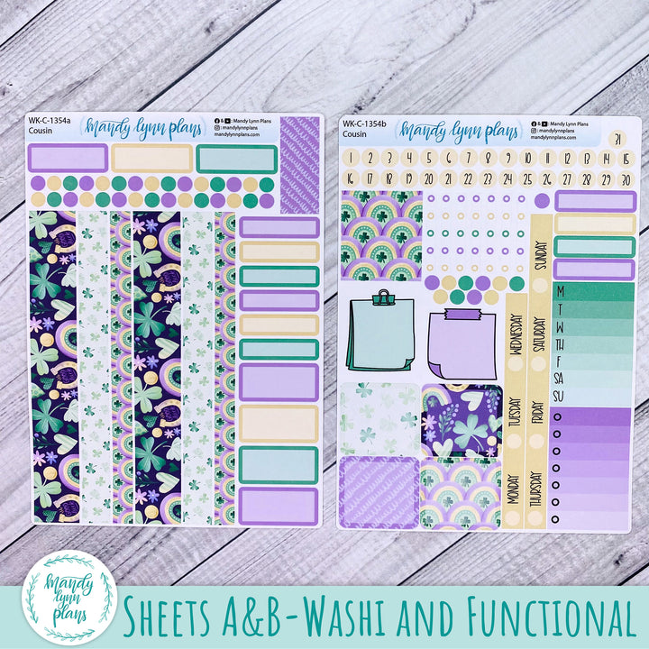 Weekly Kit || Hobonichi Cousin and Weeks || Happy-Go-Lucky || 354