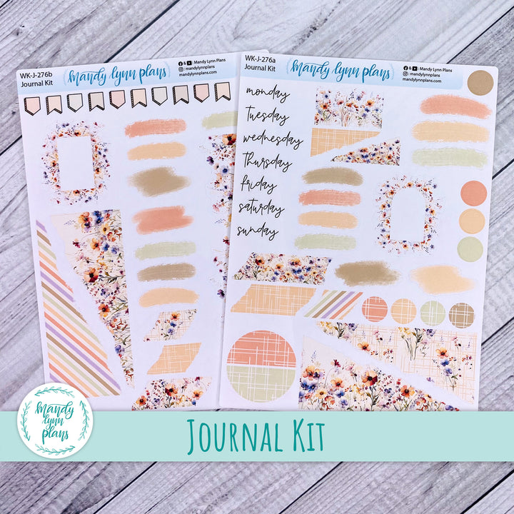 Rustic Wildflowers Journal Kit || WK-J-276