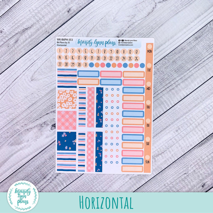 Weekly Kit || A5, B6, A6 Plans by Just Scribble || Springtime Motifs || 353