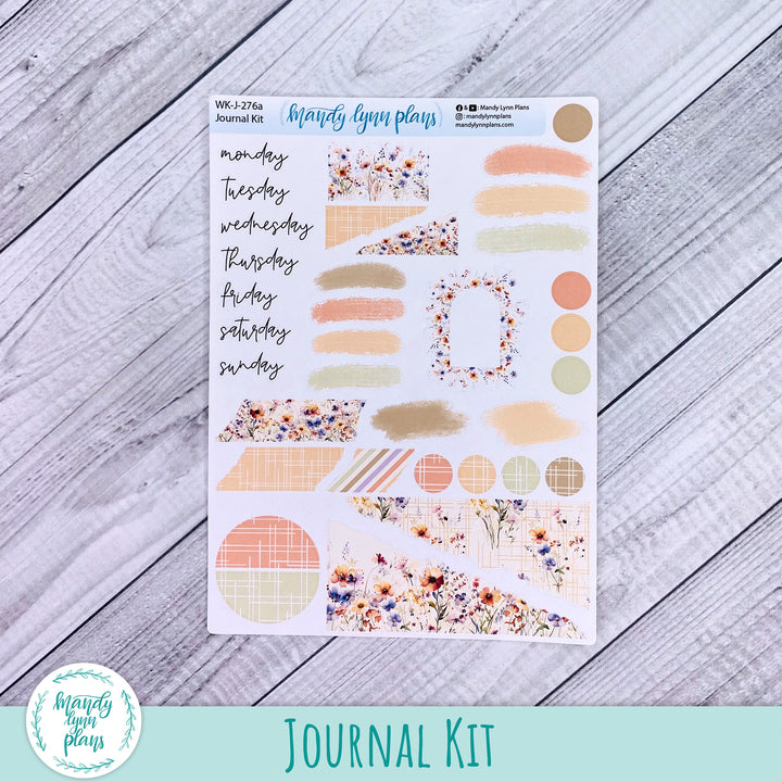 Rustic Wildflowers Journal Kit || WK-J-276