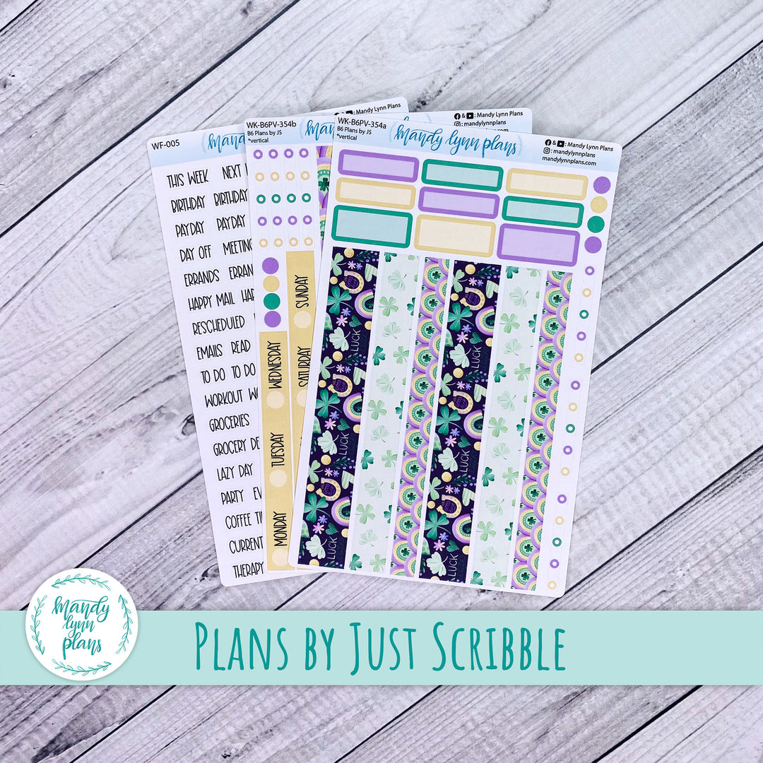 Weekly Kit || A5, B6, A6 Plans by Just Scribble || Happy-Go-Lucky || 354
