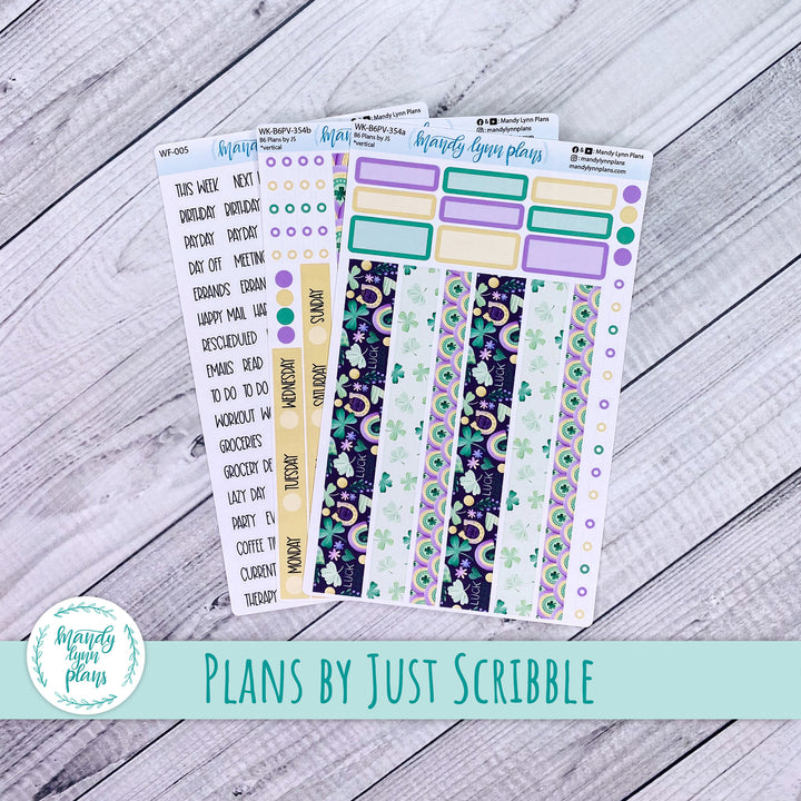 Weekly Kit || A5, B6, A6 Plans by Just Scribble || Happy-Go-Lucky || 354