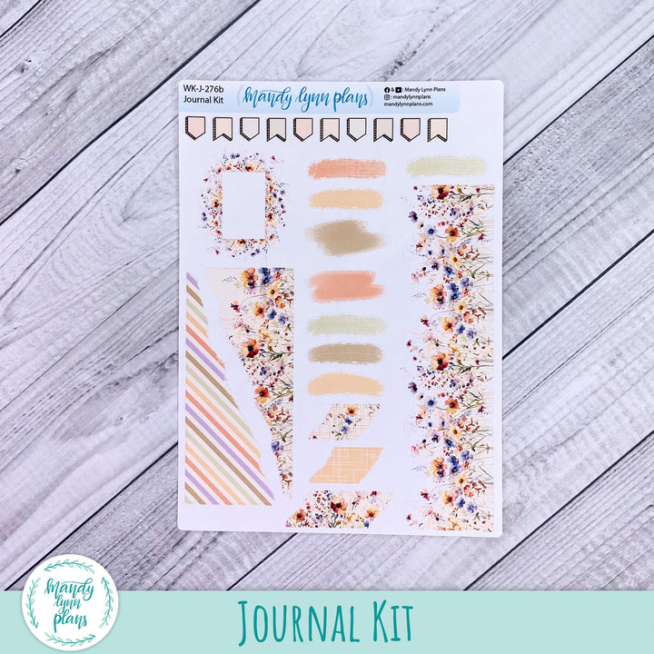 Rustic Wildflowers Journal Kit || WK-J-276