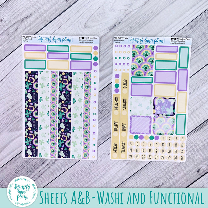 Weekly Kit || A5, B6, A6 Plans by Just Scribble || Happy-Go-Lucky || 354