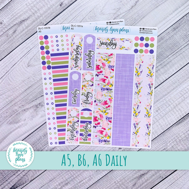 Daily Kit || A5, B6, A6 || Floral Delight || 351
