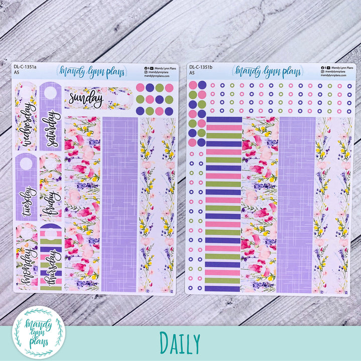 Daily Kit || A5, B6, A6 || Floral Delight || 351
