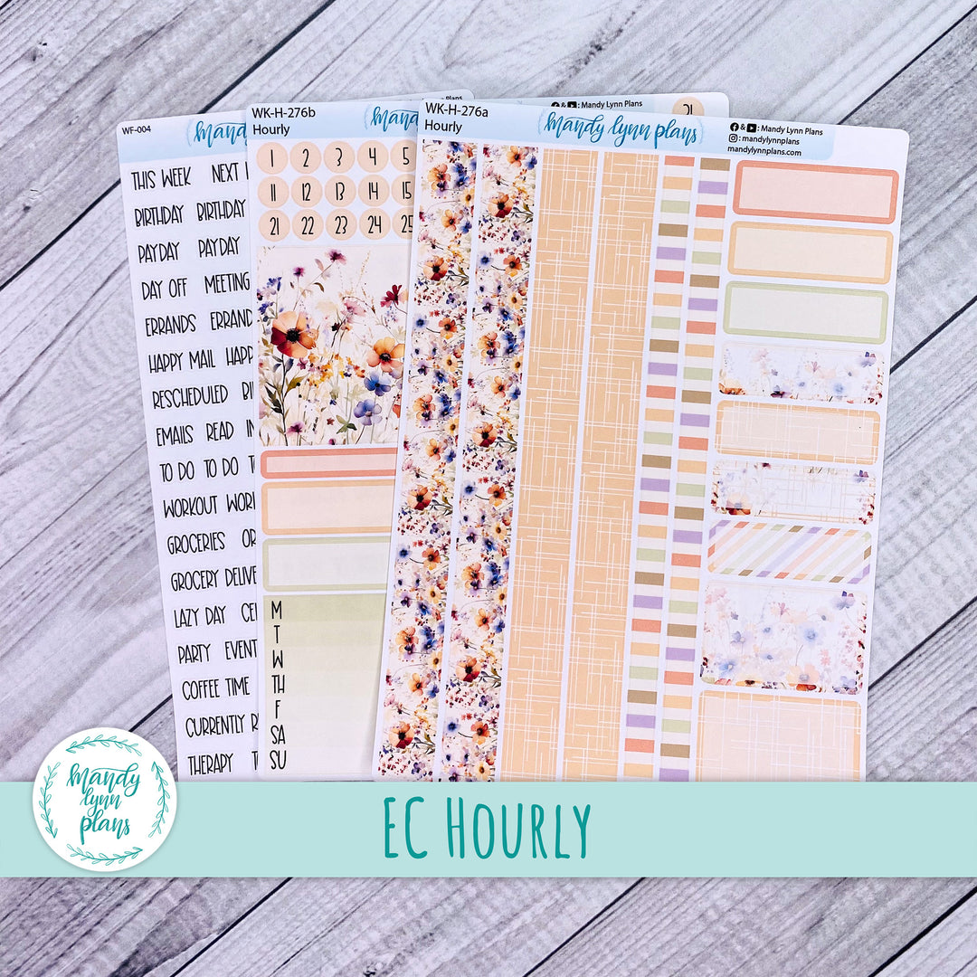 EC Hourly Weekly Kit || Rustic Wildflowers || WK-H-276