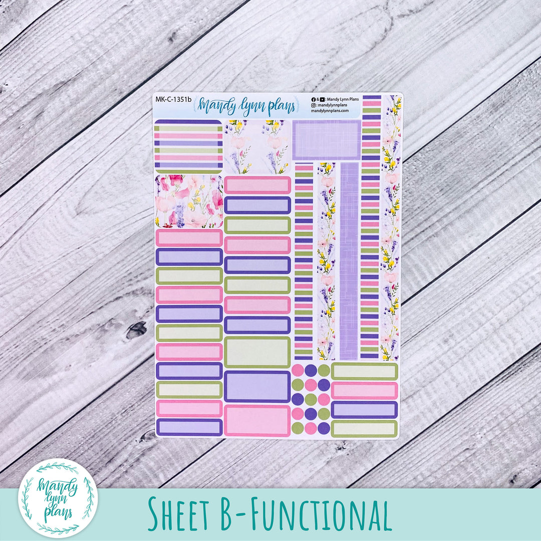 Monthly Kit || Hobonichi Cousin, Weeks, A6 || Floral Delight || 351