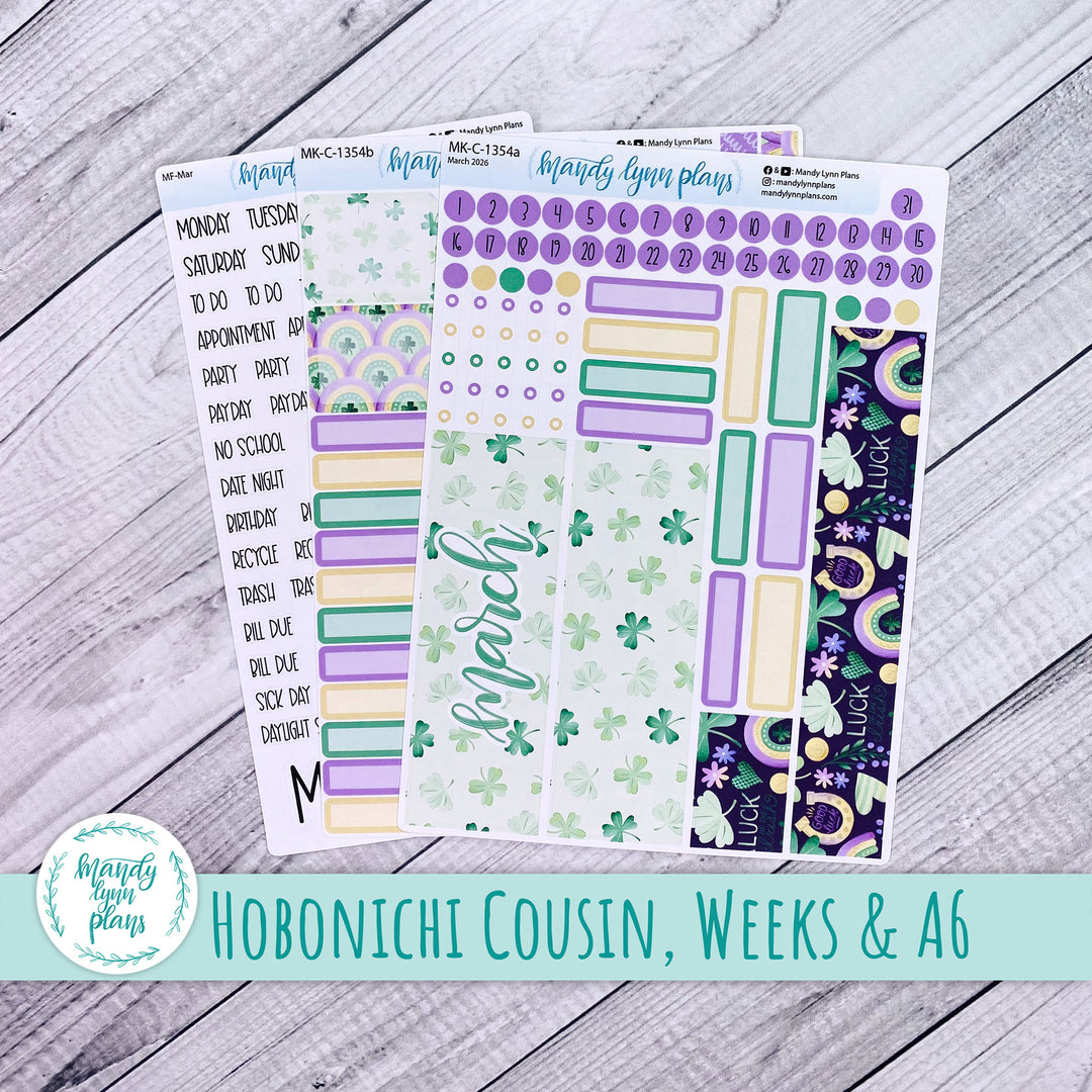 Monthly Kit || Hobonichi Cousin, Weeks, A6 || Happy-Go-Lucky || 354