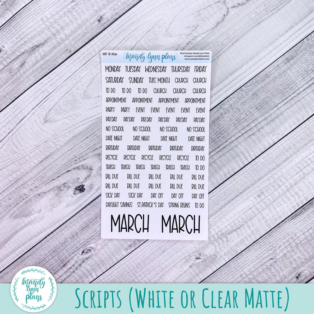 Monthly Kit || Sterling Ink A5, A5 Slim, B6, B6 Slim, N1, N2 Common Planner || Springtime Motifs || 353