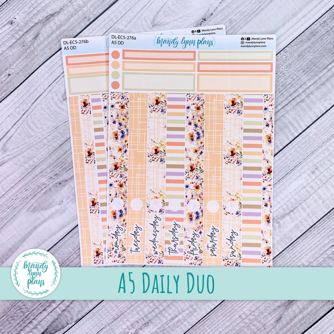 EC A5 Daily Duo Kit || Rustic Wildflowers || DL-EC5-276