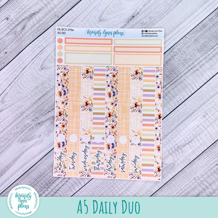 EC A5 Daily Duo Kit || Rustic Wildflowers || DL-EC5-276