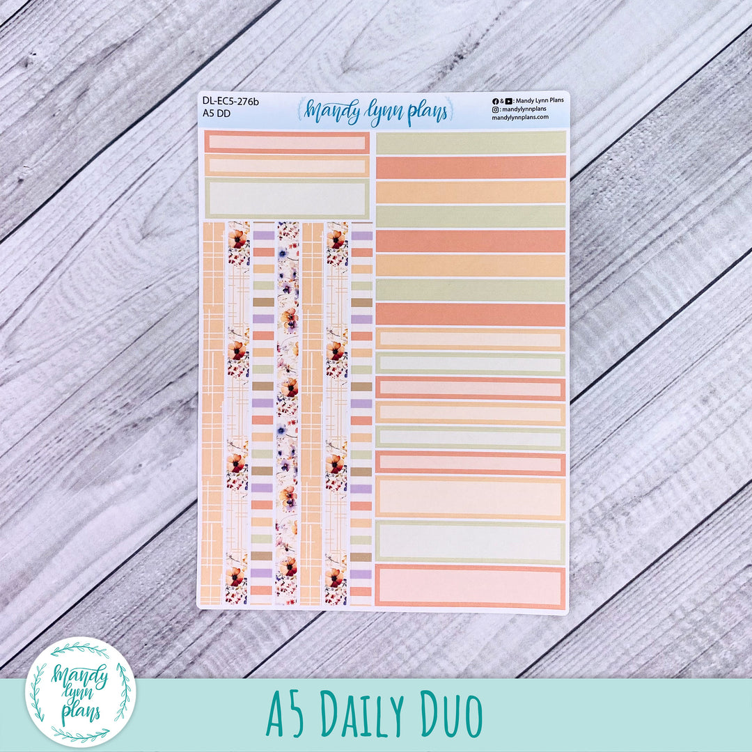 EC A5 Daily Duo Kit || Rustic Wildflowers || DL-EC5-276