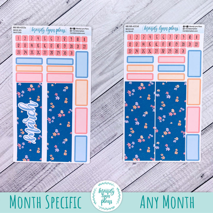 Monthly Kit || Wonderland 222 A5, B6, A6 || Springtime Motifs || 353
