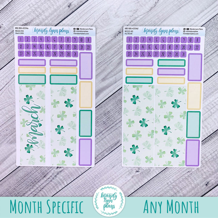Monthly Kit || Wonderland 222 A5, B6, A6 || Happy-Go-Lucky || 354