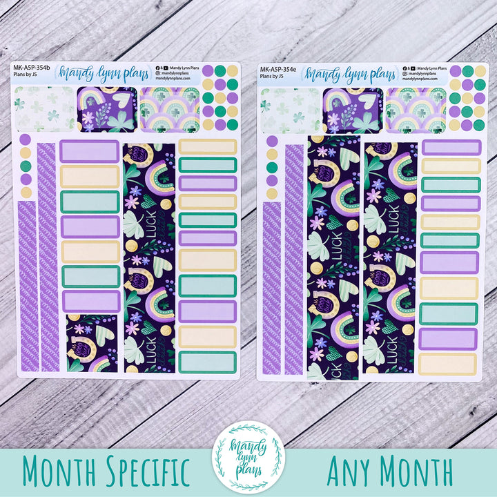 Monthly Kit || A5, B6, A6 Plans by Just Scribble || Happy-Go-Lucky || 354