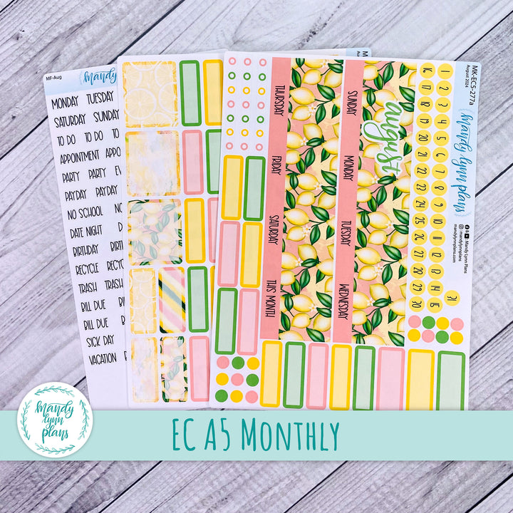 EC A5 August Monthly Kit || Lemons || MK-EC5-277