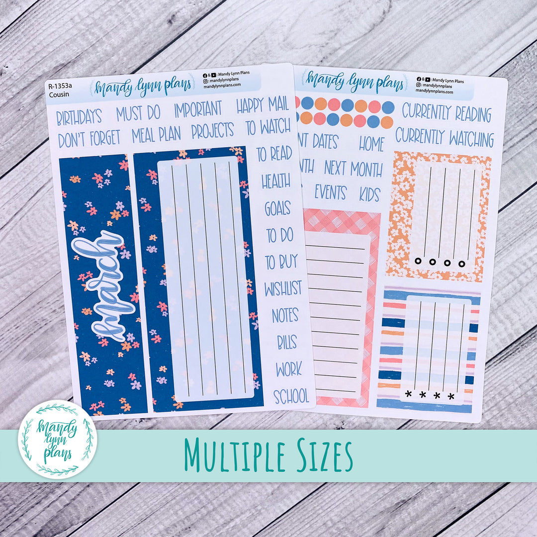 Dashboard Kit || Hobonichi, Common Planner, Wonderland 222, Plans by Just Scribble || Springtime Motifs || 353