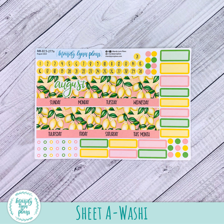 EC A5 August Monthly Kit || Lemons || MK-EC5-277