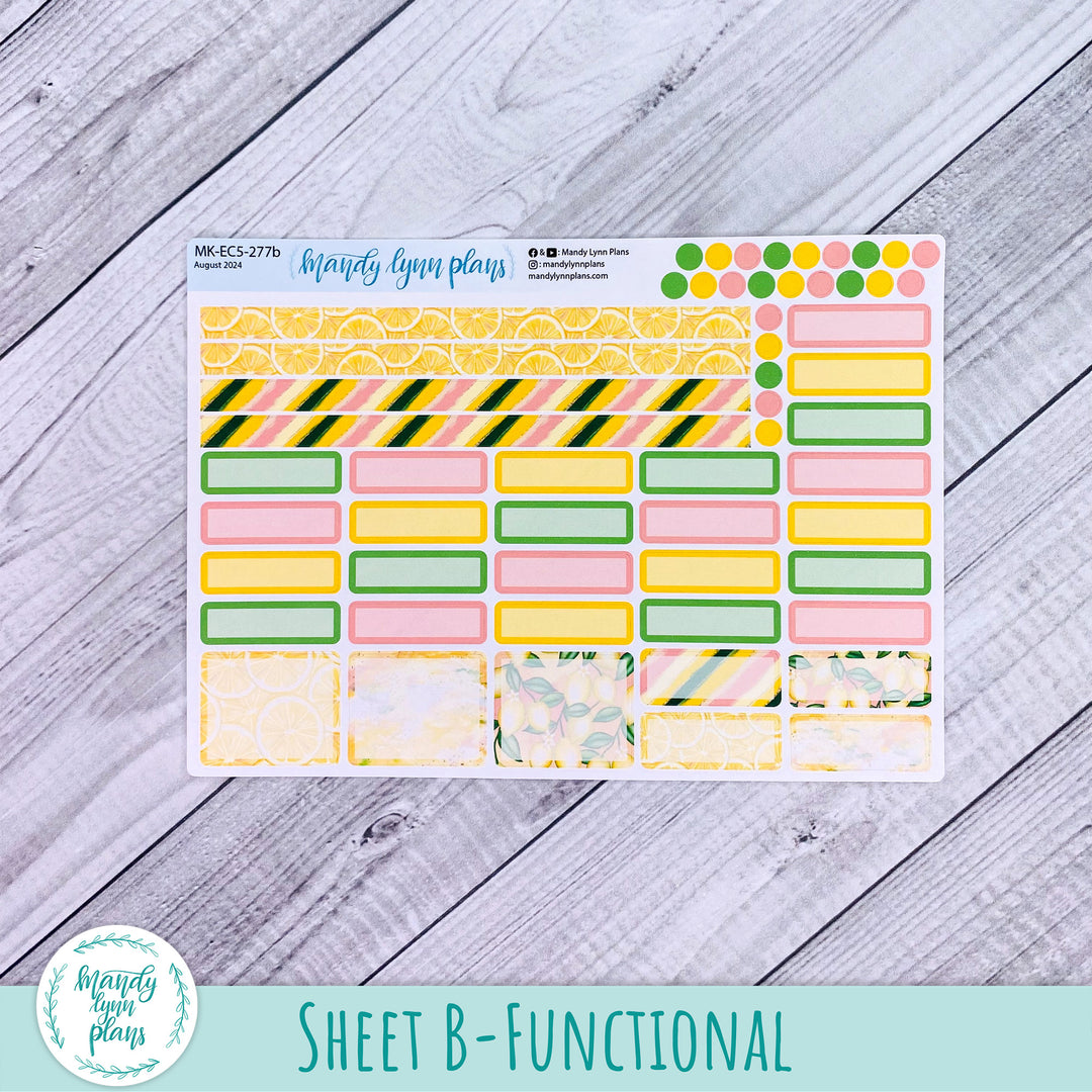 EC A5 August Monthly Kit || Lemons || MK-EC5-277