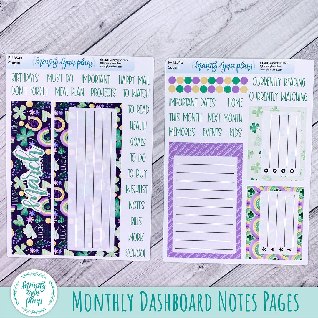Dashboard Kit || Hobonichi, Common Planner, Wonderland 222, Plans by Just Scribble || Happy-Go-Lucky || 354
