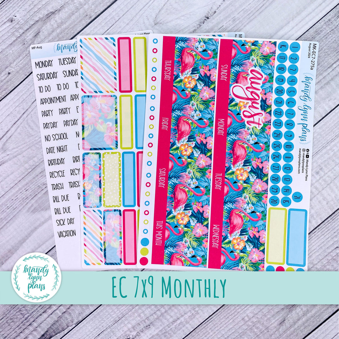 EC 7x9 August Monthly Kit || Flamingos || MK-EC7-275