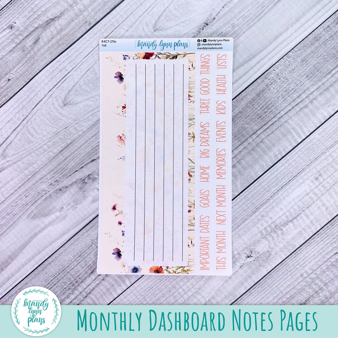 EC 7x9 Dashboard Kit || Rustic Wildflowers || R-EC7-276