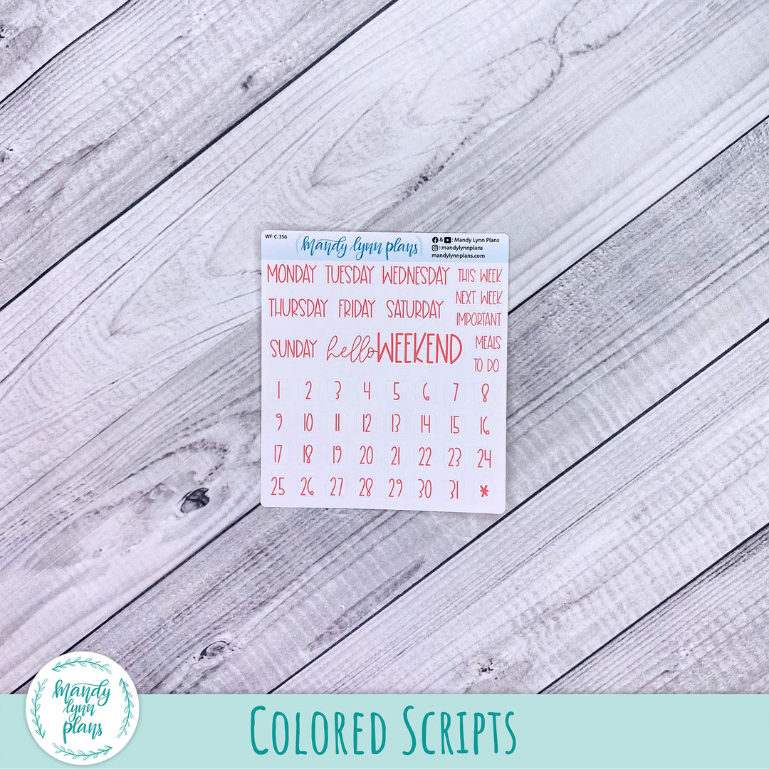 Mid-Century Floral Add-Ons || 356