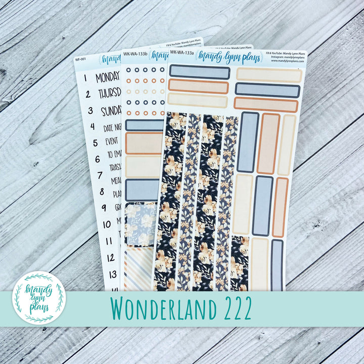 Wonderland 222 Weekly Kit || Delicate Blossoms || 133