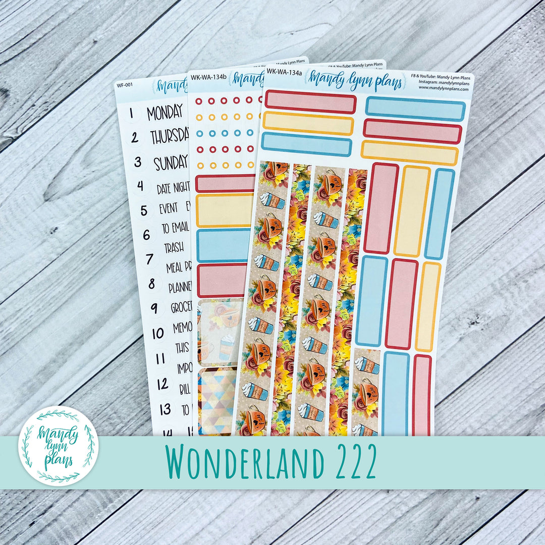 Wonderland 222 Weekly Kit || I Love Fall || 134