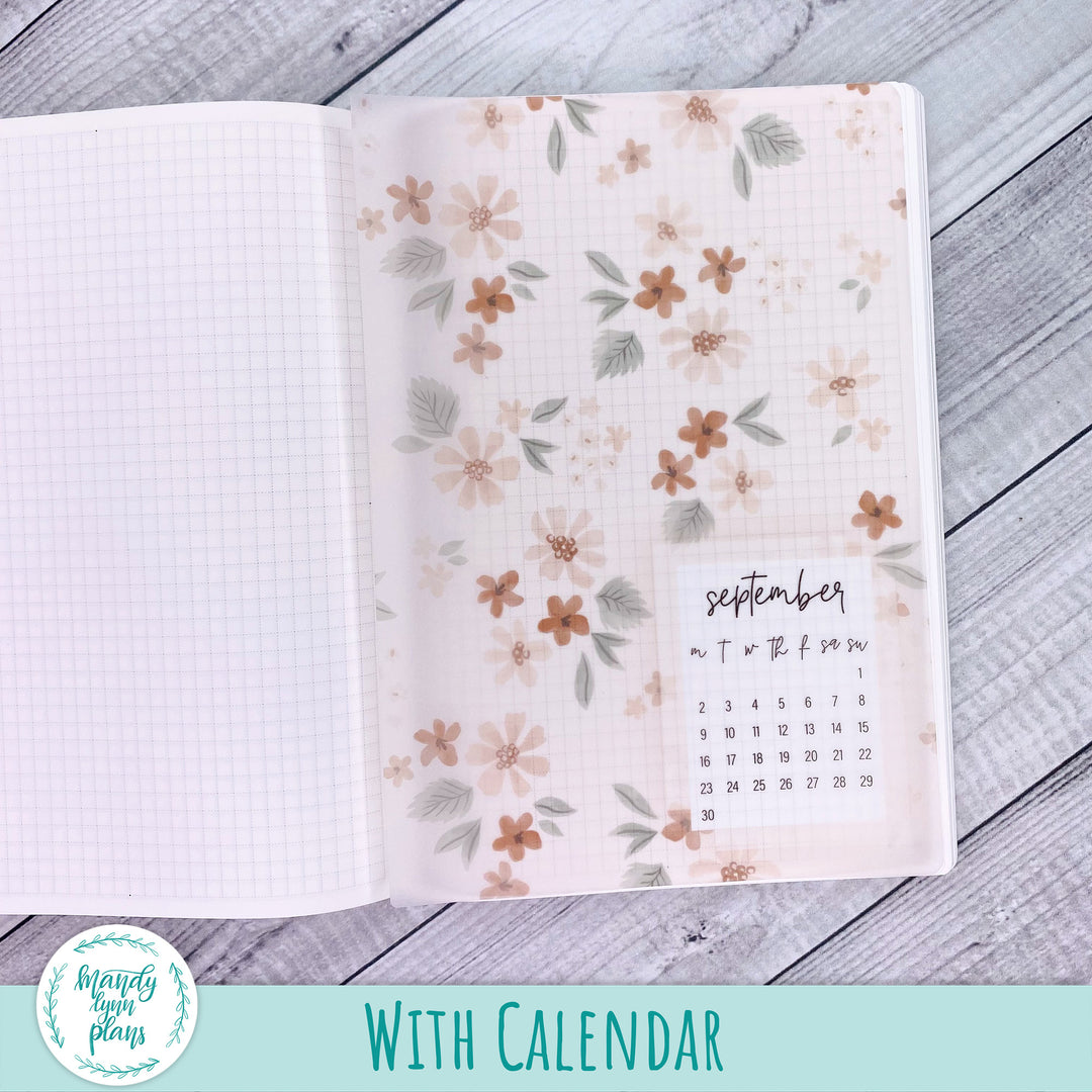 Misty Rose Floral Vellum || 282