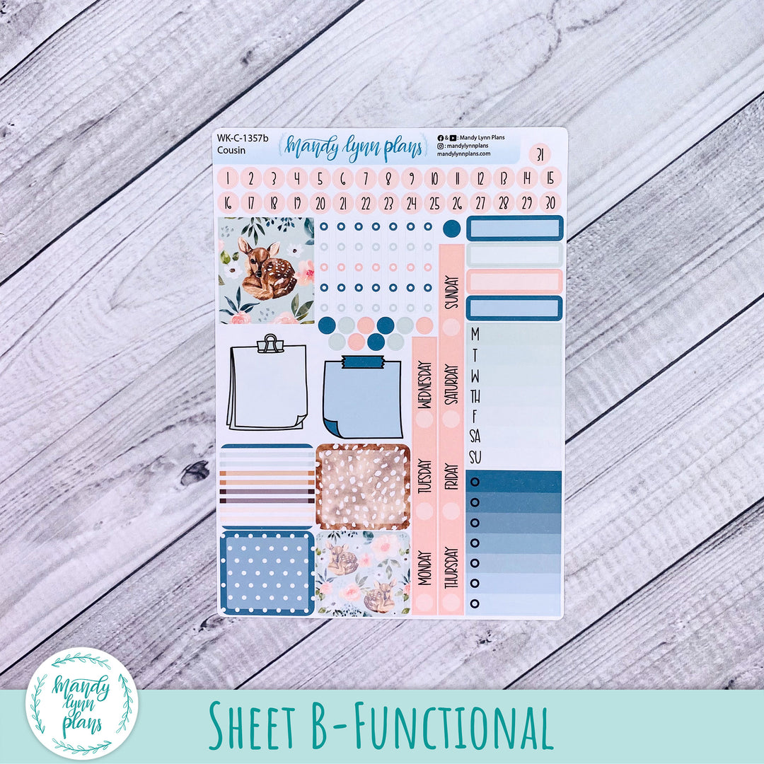 Weekly Kit || Hobonichi Cousin and Weeks || Fawn || 357