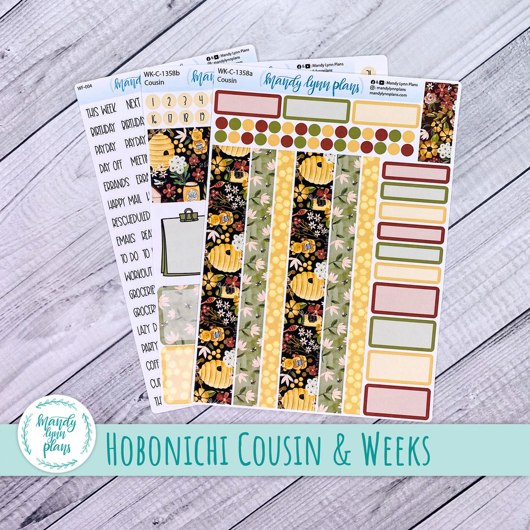 Weekly Kit || Hobonichi Cousin and Weeks || Honey || 358