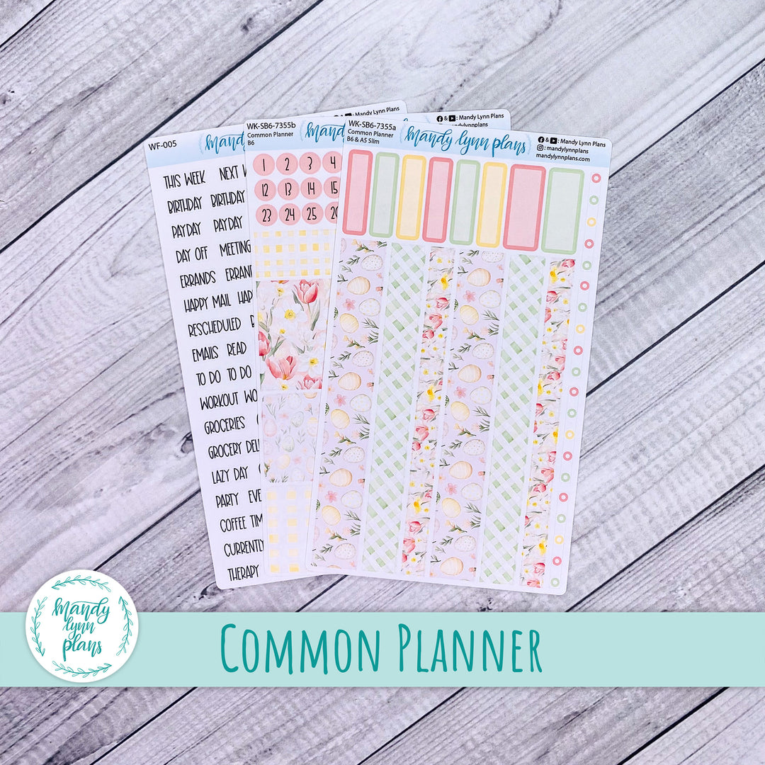 Weekly Kit || Sterling Ink Common Planners || Happy Easter || 355