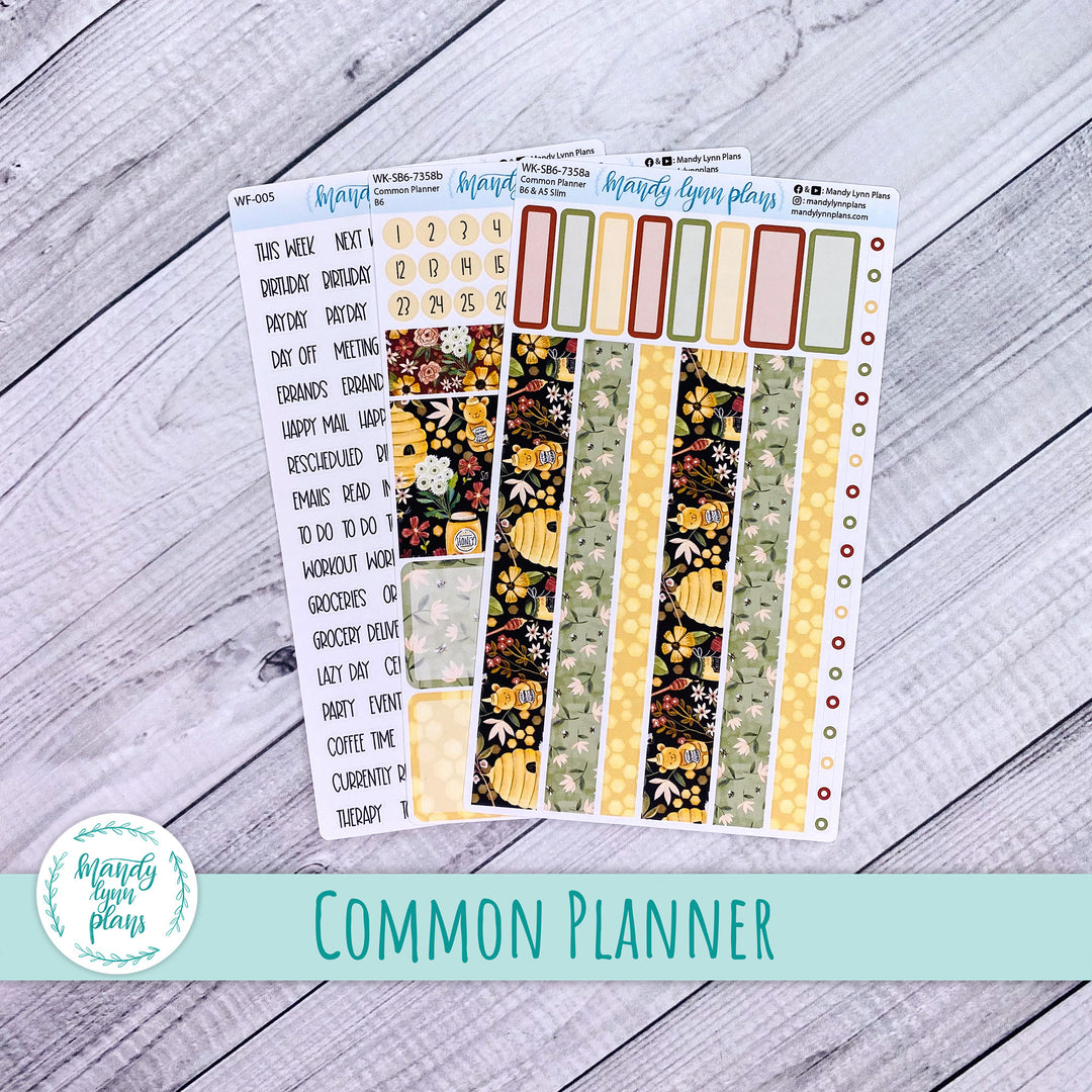 Weekly Kit || Sterling Ink Common Planners || Honey || 358