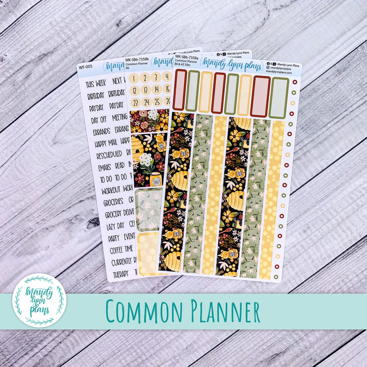 Weekly Kit || Sterling Ink Common Planners || Honey || 358