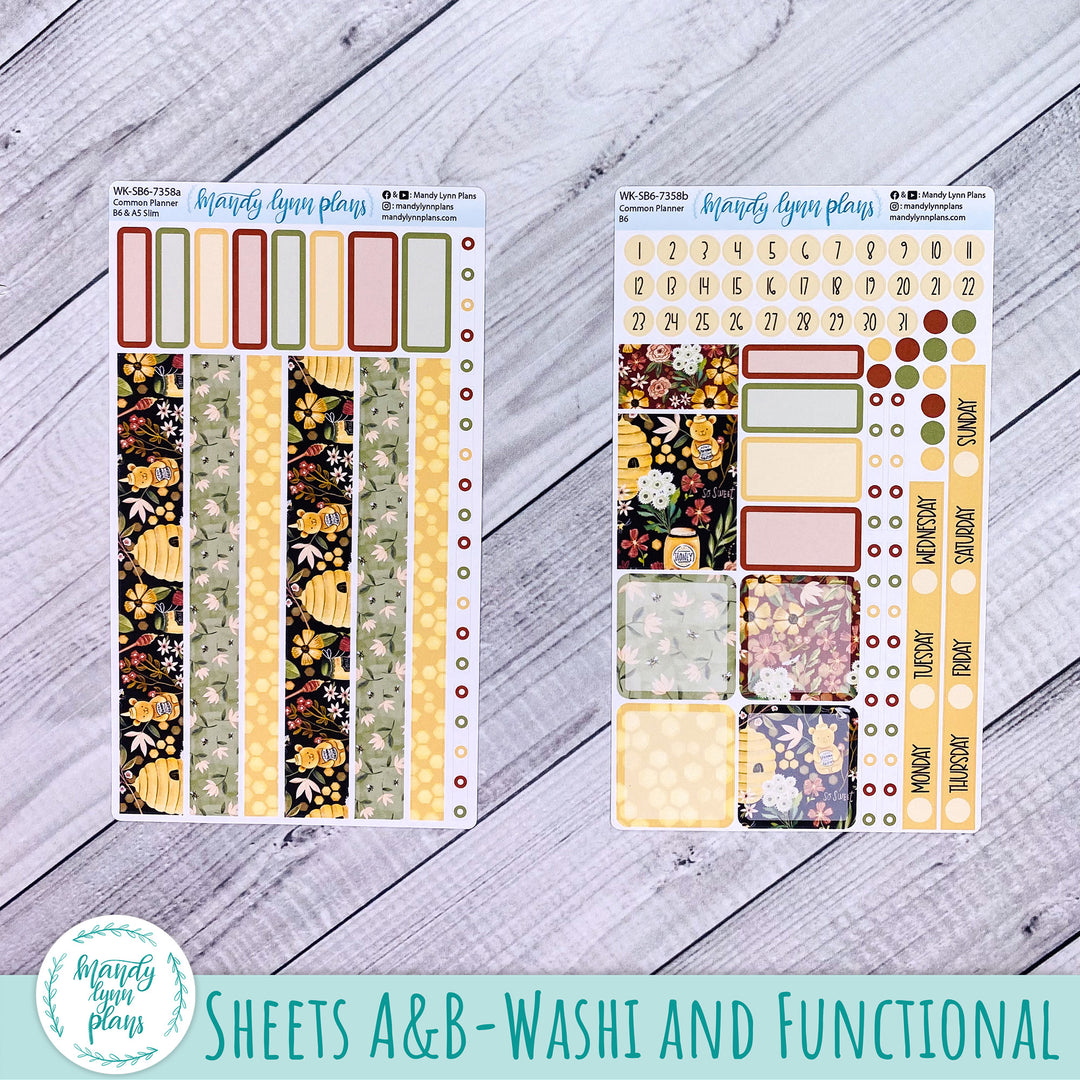 Weekly Kit || Sterling Ink Common Planners || Honey || 358