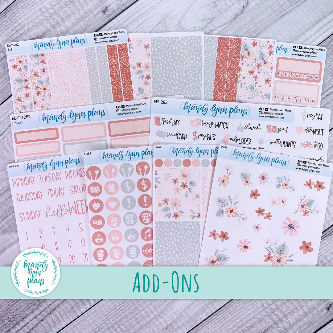 Misty Rose Floral Add-Ons || 282