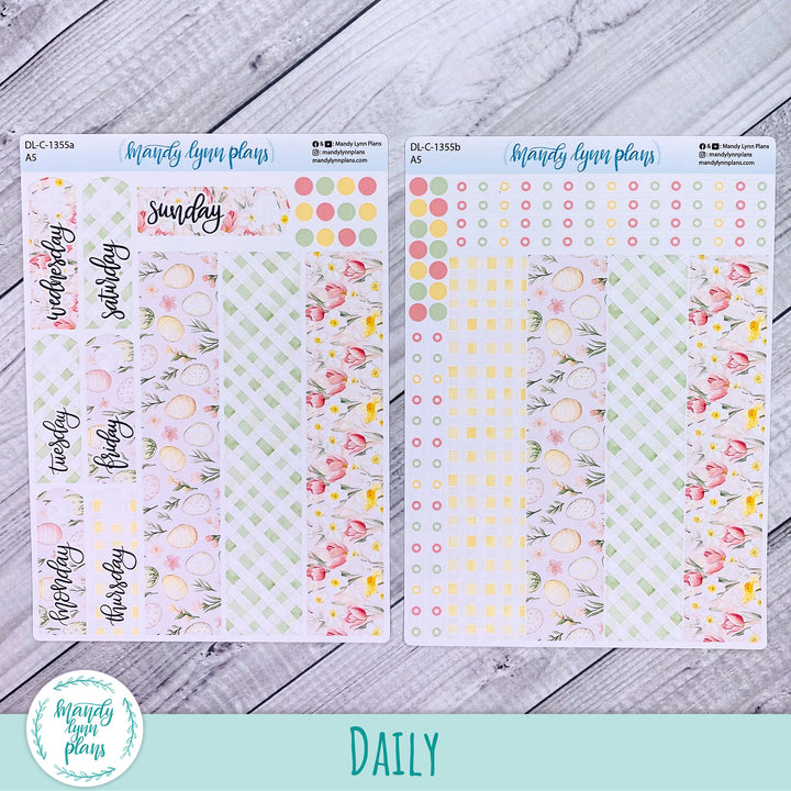 Daily Kit || A5, B6, A6 || Happy Easter || 355