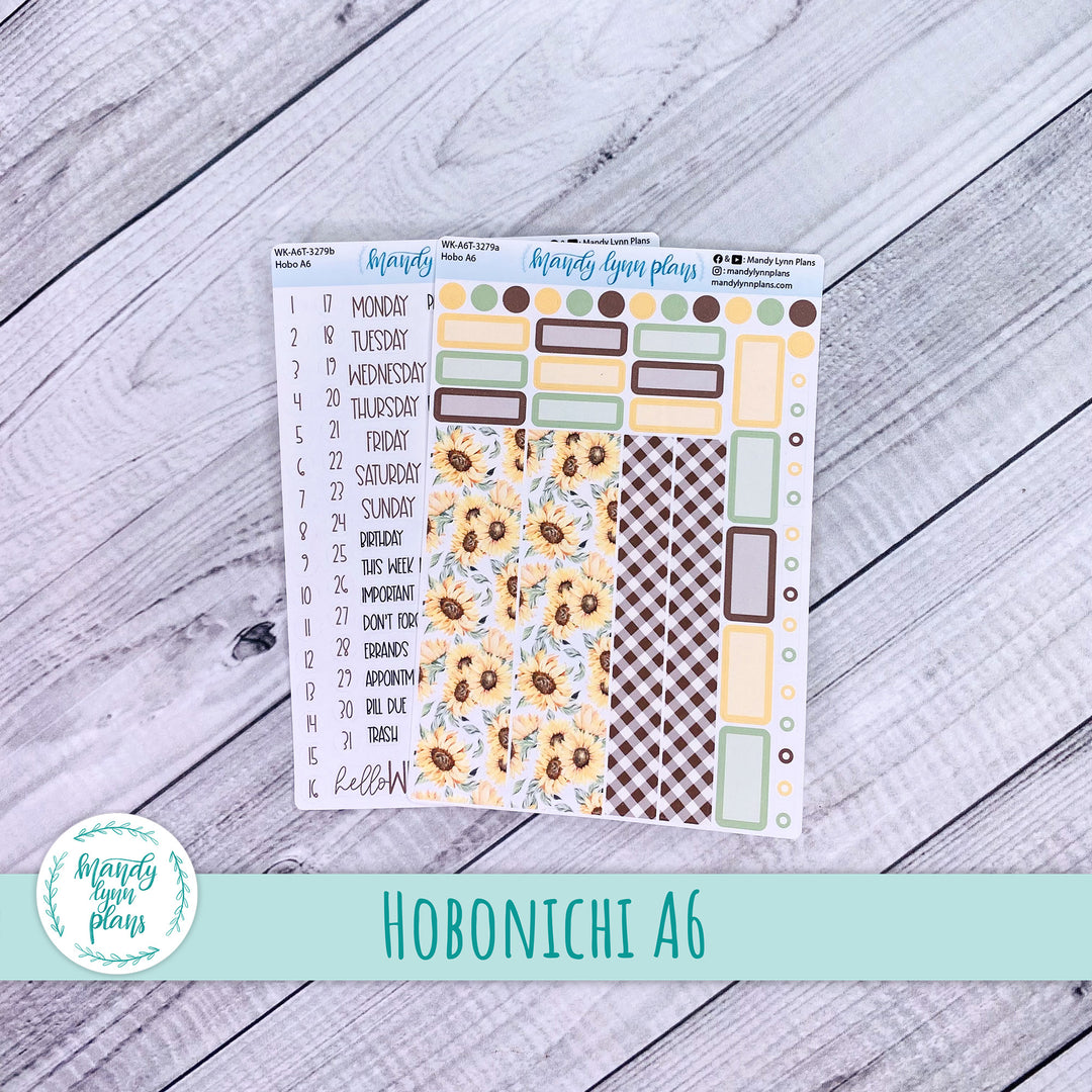 Hobonichi A6 Weekly Kit || Sunflower Patch || WK-A6T-3279