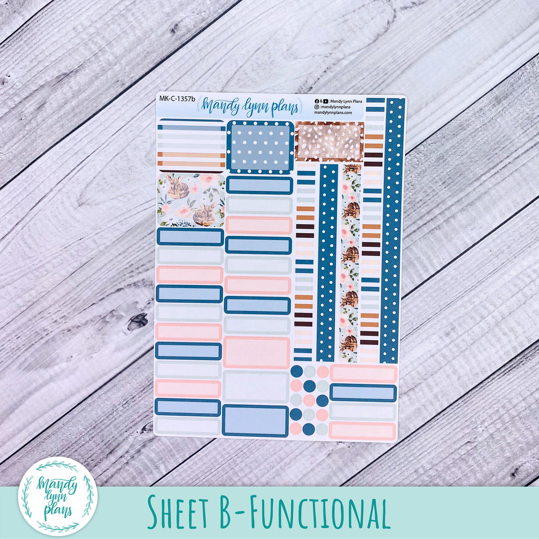 April 2026 or Any Month Monthly Kit || Hobonichi Cousin, Weeks, A6 || Fawn || 357