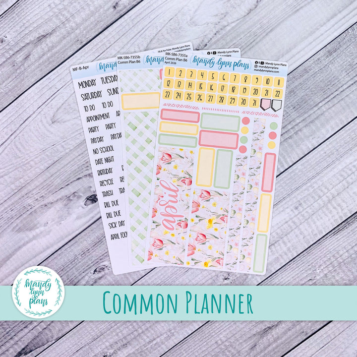 April 2026 or Any Month Monthly Kit || Sterling Ink A5, A5 Slim, B6, B6 Slim, N1, N2 Common Planner || Happy Easter || 355