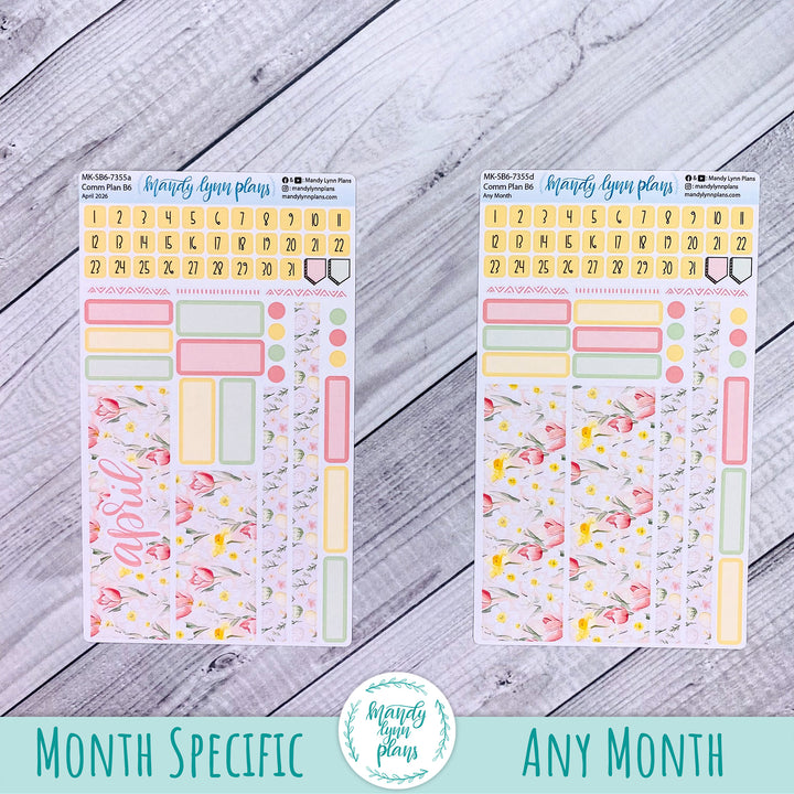 April 2026 or Any Month Monthly Kit || Sterling Ink A5, A5 Slim, B6, B6 Slim, N1, N2 Common Planner || Happy Easter || 355