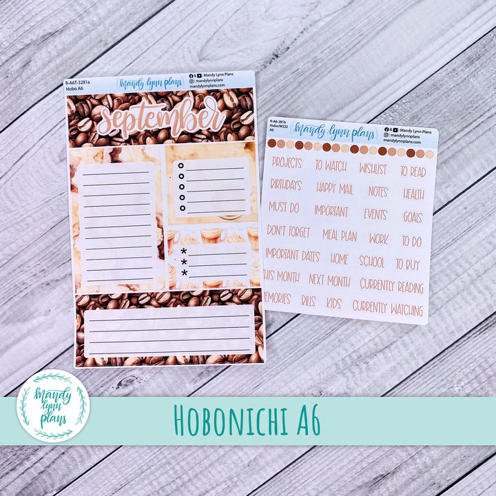 September A6 Hobonichi Dashboard || Java || R-A6T-3281