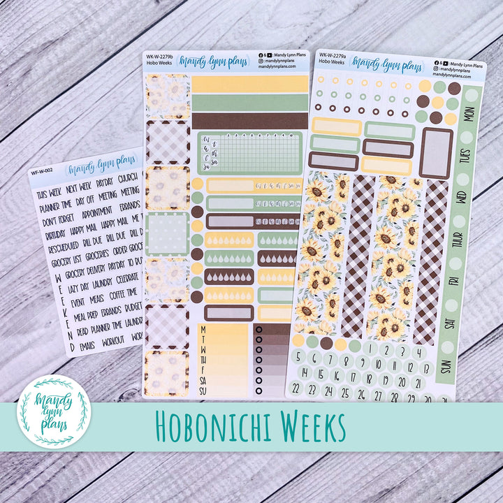 Hobonichi Weeks Weekly Kit || Sunflower Patch || WK-W-2279