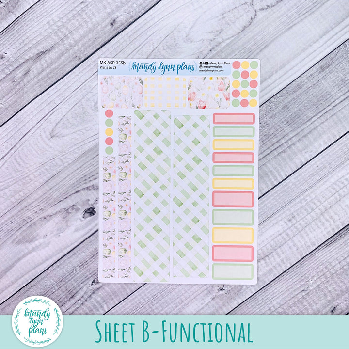 April 2026 or Any Month Monthly Kit || A5, B6, A6 Plans by Just Scribble || Happy Easter || 355