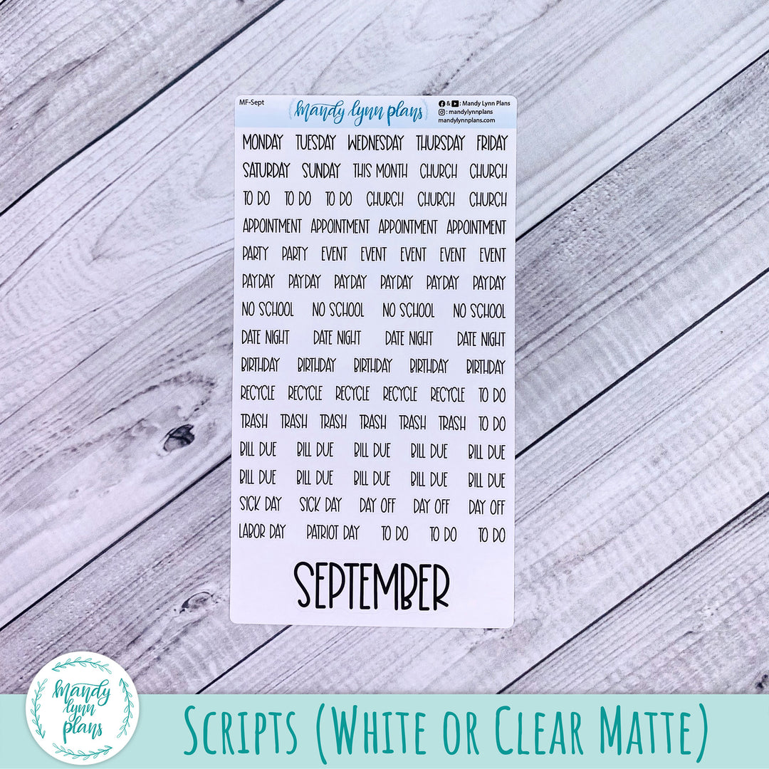 September 2024 Common Planner Monthly Kit || Sunflower Patch || 279