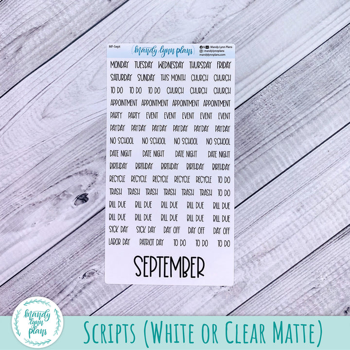 September 2024 Common Planner Monthly Kit || Sunflower Patch || 279