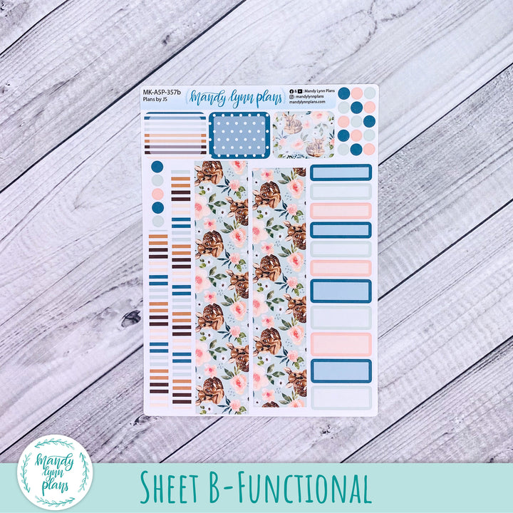 April 2026 or Any Month Monthly Kit || A5, B6, A6 Plans by Just Scribble || Fawn || 357