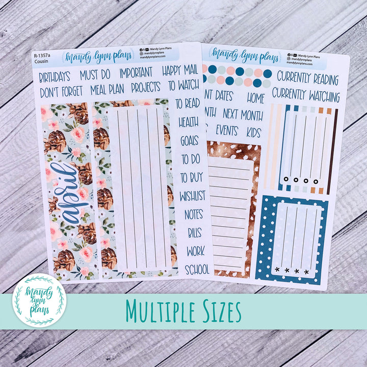 April Dashboard Kit || Hobonichi, Common Planner, Wonderland 222, Plans by Just Scribble || Fawn || 357